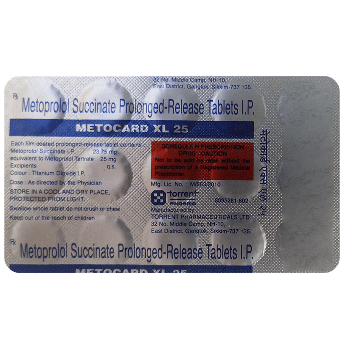 Metocard XL 25 Tablet