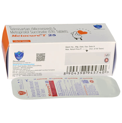 Metocure-T 25 Tablet ER