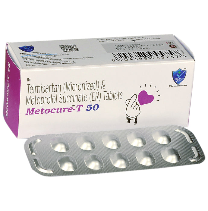 Metocure-T 50 Tablet ER - Classic Derma