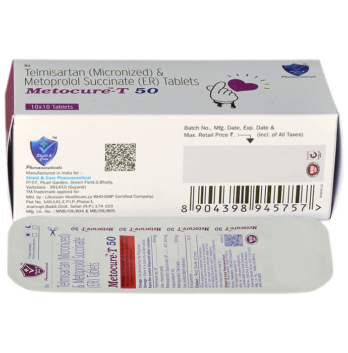 Metocure-T 50 Tablet ER