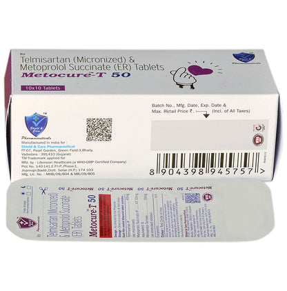 Metocure-T 50 Tablet ER