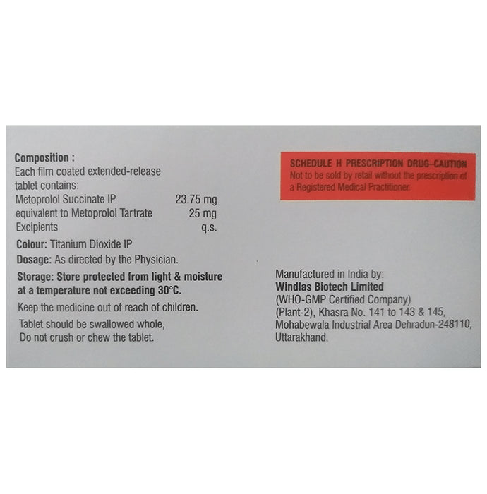 Metoelite XL 25 Tablet