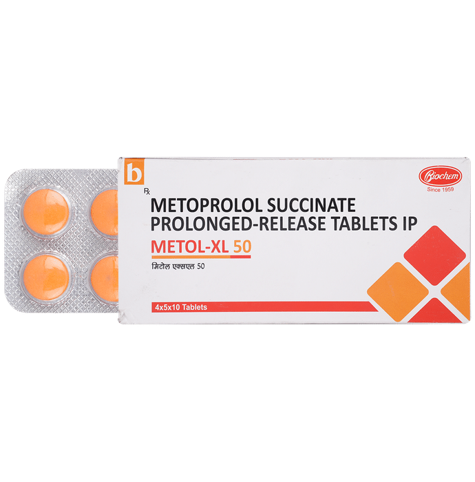 Metol XL 50 tablet - Classic Derma