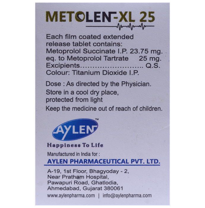 Metolen -XL 25 Tablet
