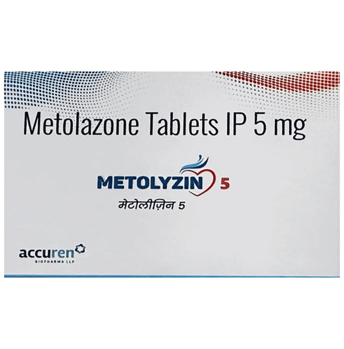 Metolyzin 5 Tablet - Classic Derma