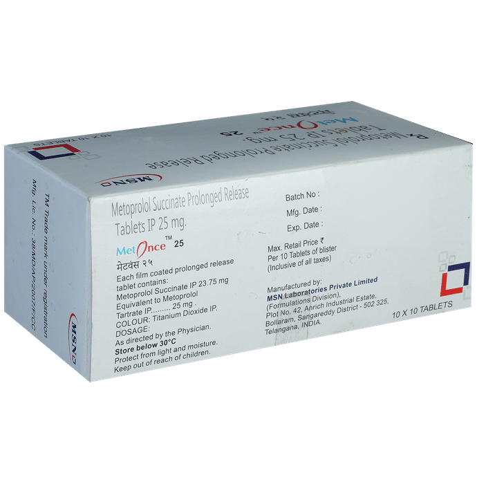 Metonce 25mg Tablet PR