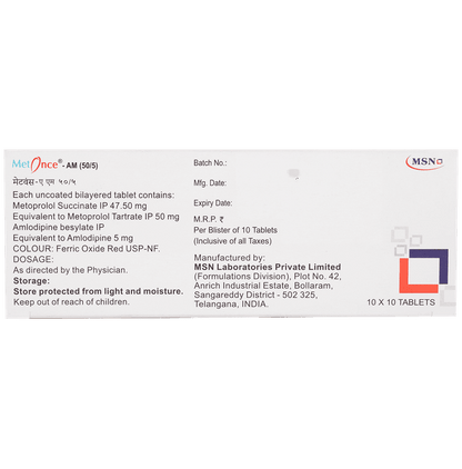 Metonce-AM 50/5 Tablet