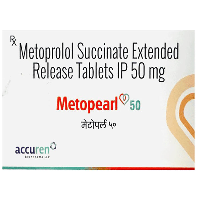 Metopeart 50 Tablet ER - Classic Derma