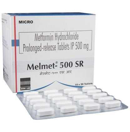 Melmet 500 SR Tablet - Classic Derma