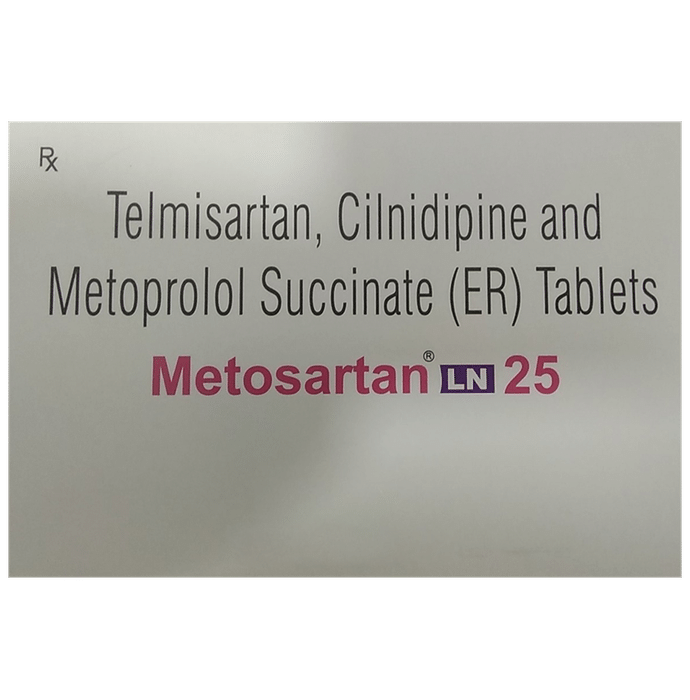 Metosartan LN 25 Tablet ER - Classic Derma