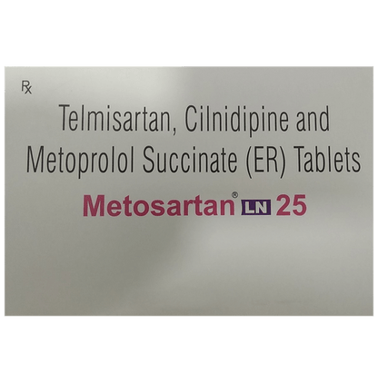 Metosartan LN 25 Tablet ER - Classic Derma