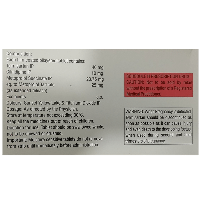 Metosartan LN 25 Tablet ER