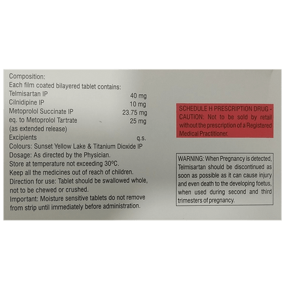 Metosartan LN 25 Tablet ER