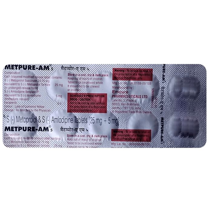 Buy Metpure-AM 5 Tablet MR Online | Classic Derma – Classic Derma-UAE