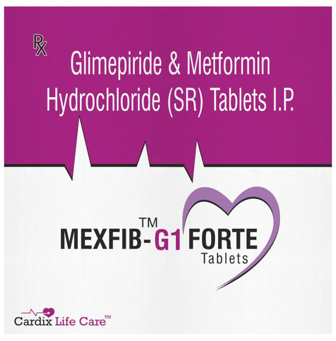 Mexfib G 1mg/1000mg Tablet SR - Classic Derma