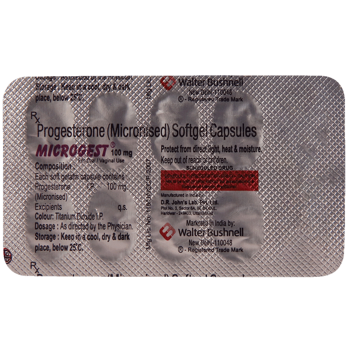 Buy Microgest 100mg Softgel Capsule Online | Classic Derma – Classic ...