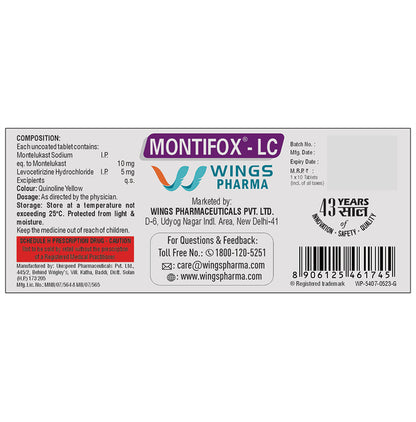 Montifox-LC Tablet