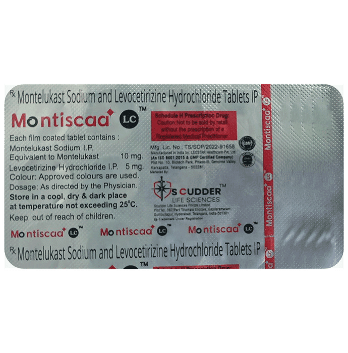 Montiscaa LC Tablet - Classic Derma