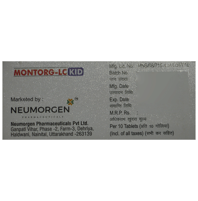 Montorg-LC Kid Tablet