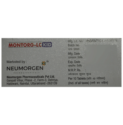 Montorg-LC Kid Tablet