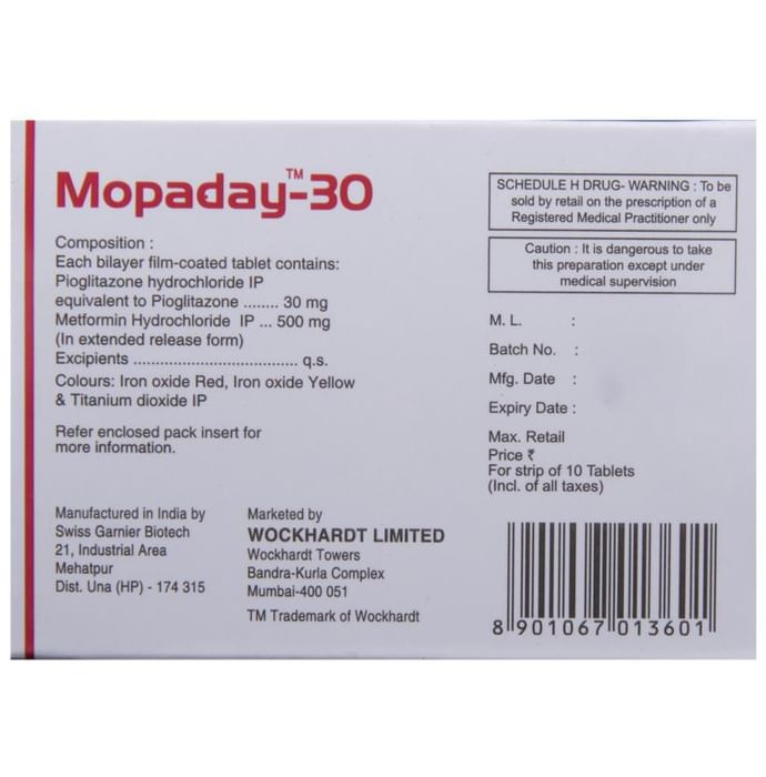 Buy Mopaday 30 Tablet ER Online | Classic Derma – Classic Derma-UAE
