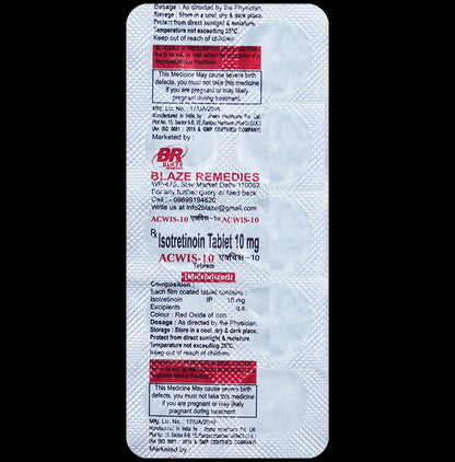 Acwis 10mg Tablet