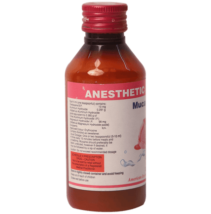 Mucaine Gel American Ice Cream Sugar Free
