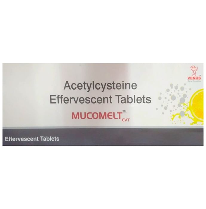 Mucomelt EVT Effervescent Tablet Lemon - Classic Derma