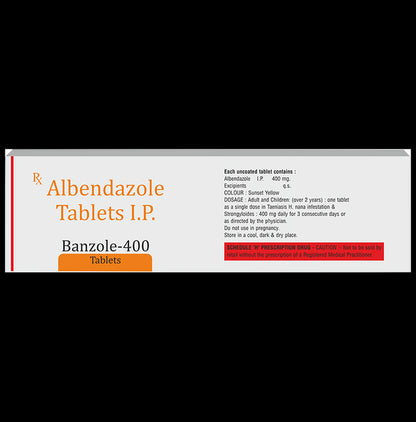 Banzole 400mg Tablet