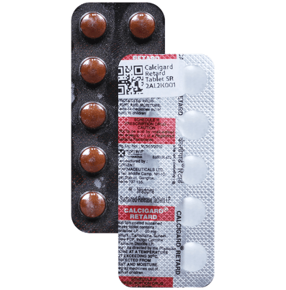 Calcigard 20mg Retard Tablet SR - Classic Derma