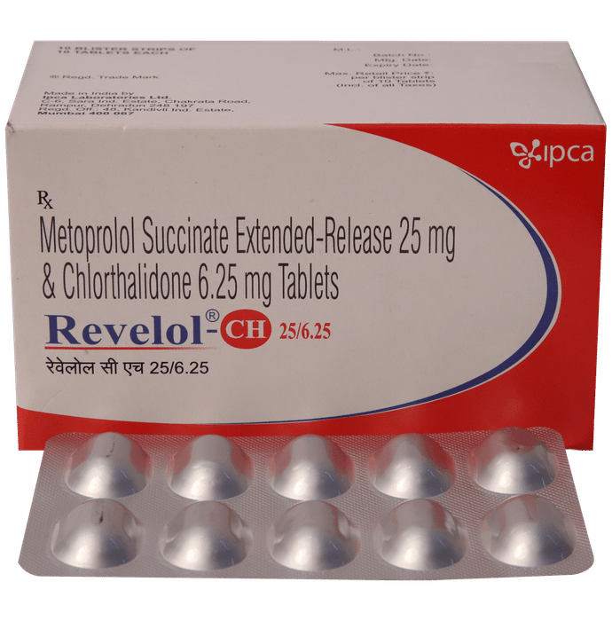 Revlon Tablet Buy Revelol-CH 25mg/6.25mg Tablet Online | Classic Derma – Classic ...