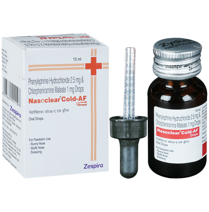 Nasoclear Cold-AF Oral Drops - Classic Derma