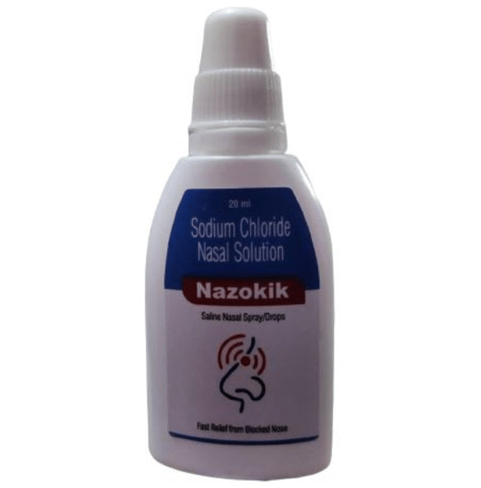 Nazokik Saline Nasal Spray/Drops - Classic Derma
