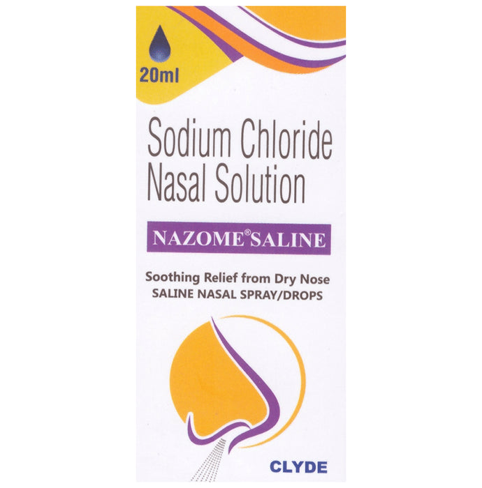 Nazome Saline Nasal Spray/Drop - Classic Derma
