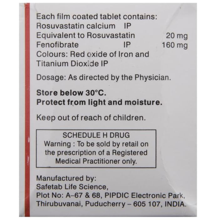 Novastat-TG 20 Tablet