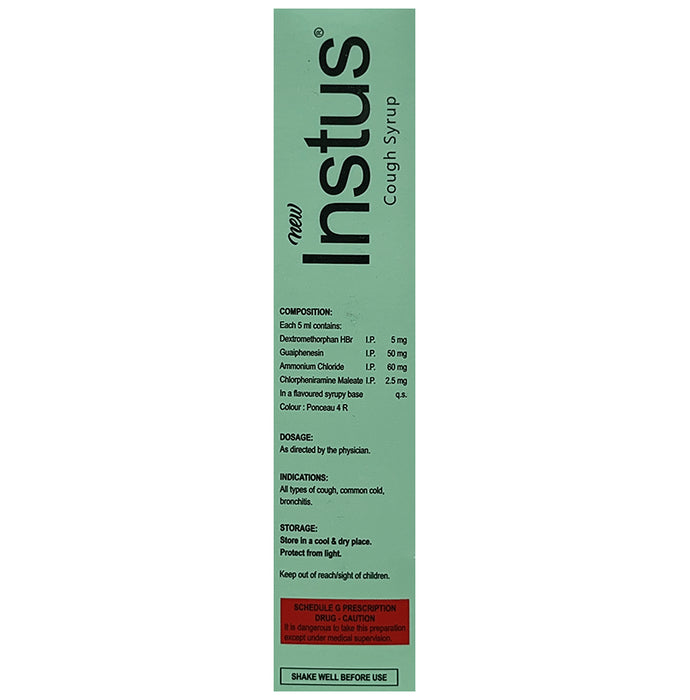 New Instus Cough Syrup Mixed Fruit