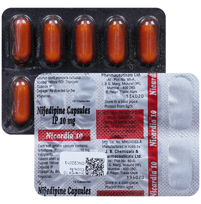 Nicardia 10 Capsule - Classic Derma