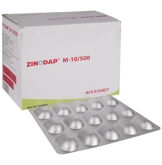 Zinodap M 10mg/500mg Tablet ER - Classic Derma