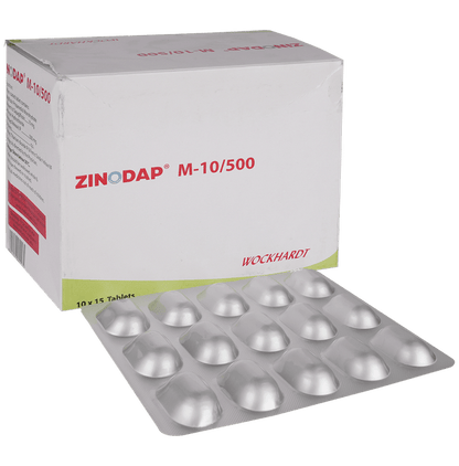 Zinodap M 10mg/500mg Tablet ER - Classic Derma