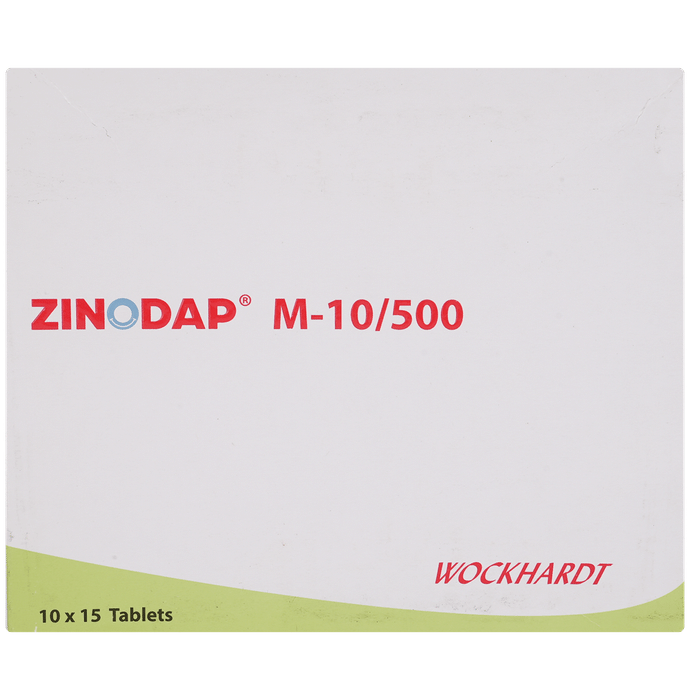 Zinodap M 10mg/500mg Tablet ER