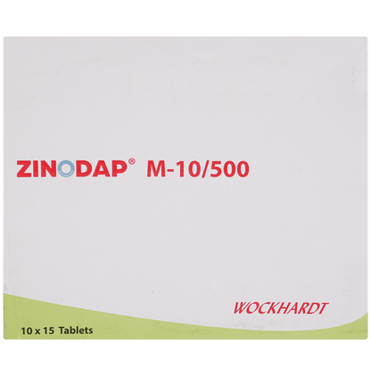 Zinodap M 10mg/500mg Tablet ER