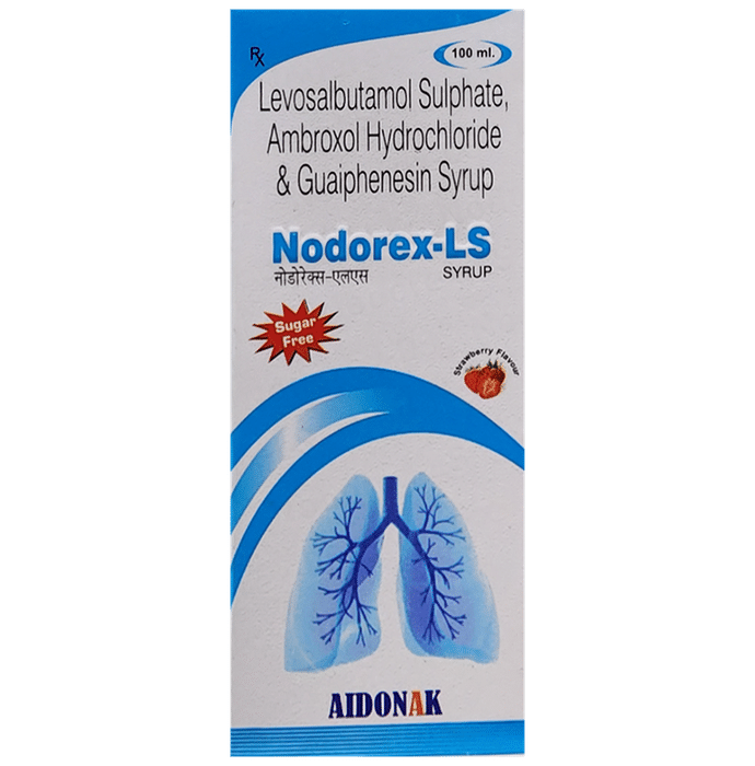 Nodorex-LS Strawberry Sugar Free Syrup - Classic Derma