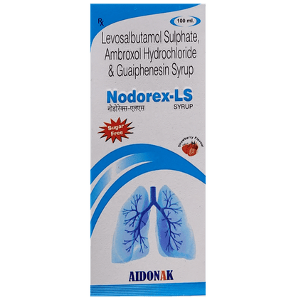 Nodorex-LS Strawberry Sugar Free Syrup - Classic Derma
