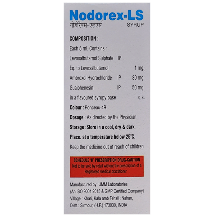 Nodorex-LS Strawberry Sugar Free Syrup