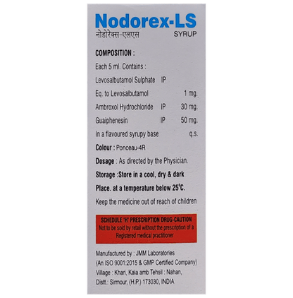 Nodorex-LS Strawberry Sugar Free Syrup