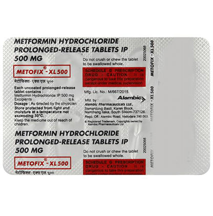 Metofix-XL 500 Tablet