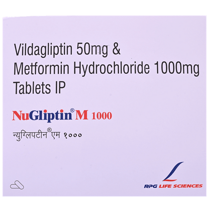 Nugliptin M 1000mg/50mg Tablet - Classic Derma