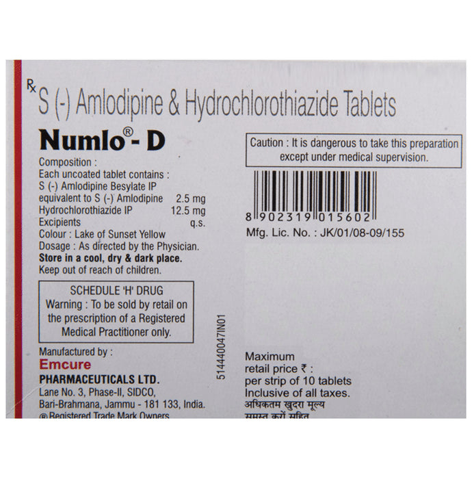 Buy Numlo-D Tablet Online | Classic Derma – Classic Derma-UAE