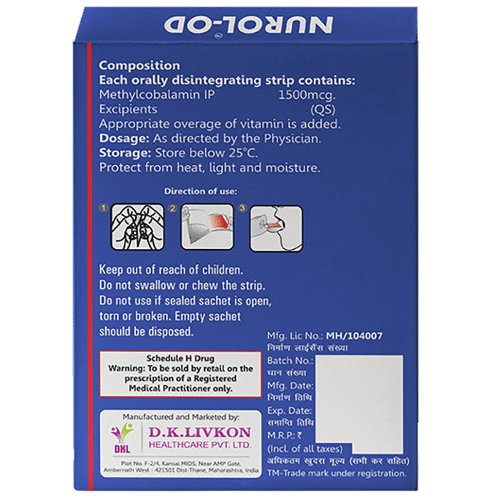 Nurol-OD Disintegrating Strip Sugar Free