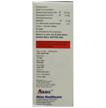 Akof-D Syrup Sugar Free